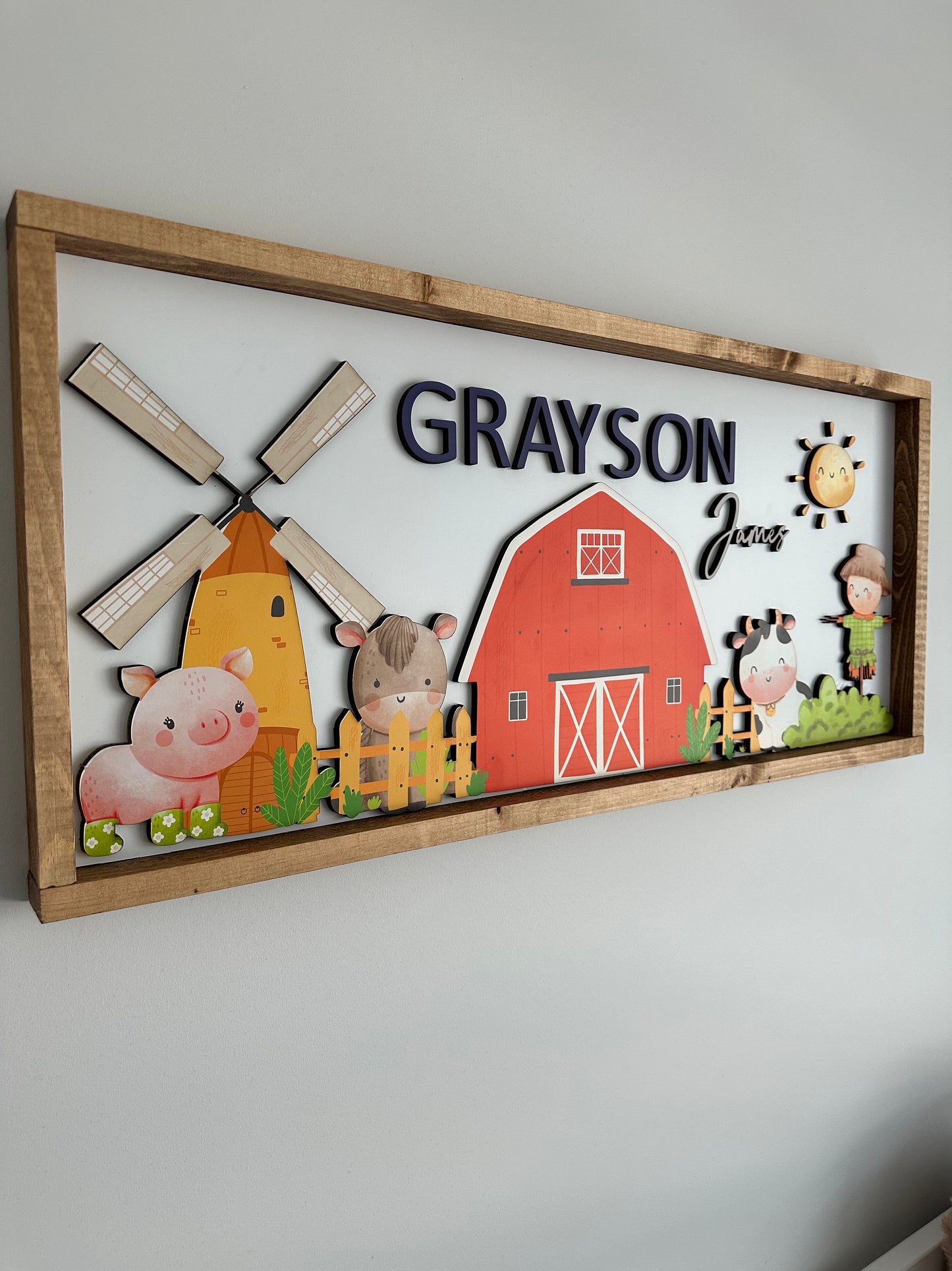 Farm name sign