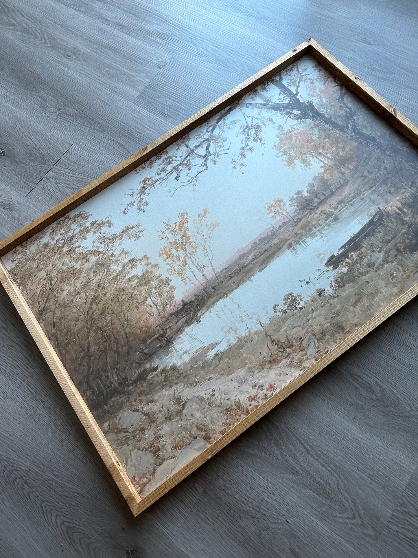 Muted Autumn Pond Wall Decor