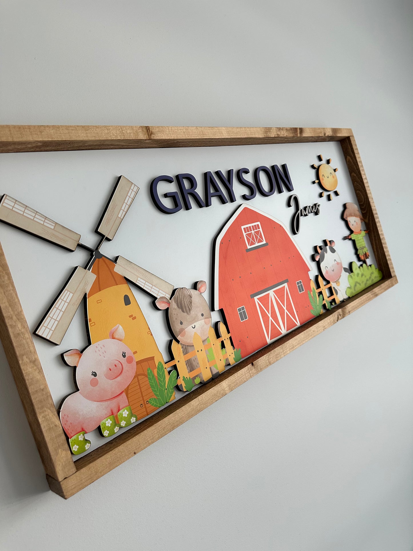 Farm name sign