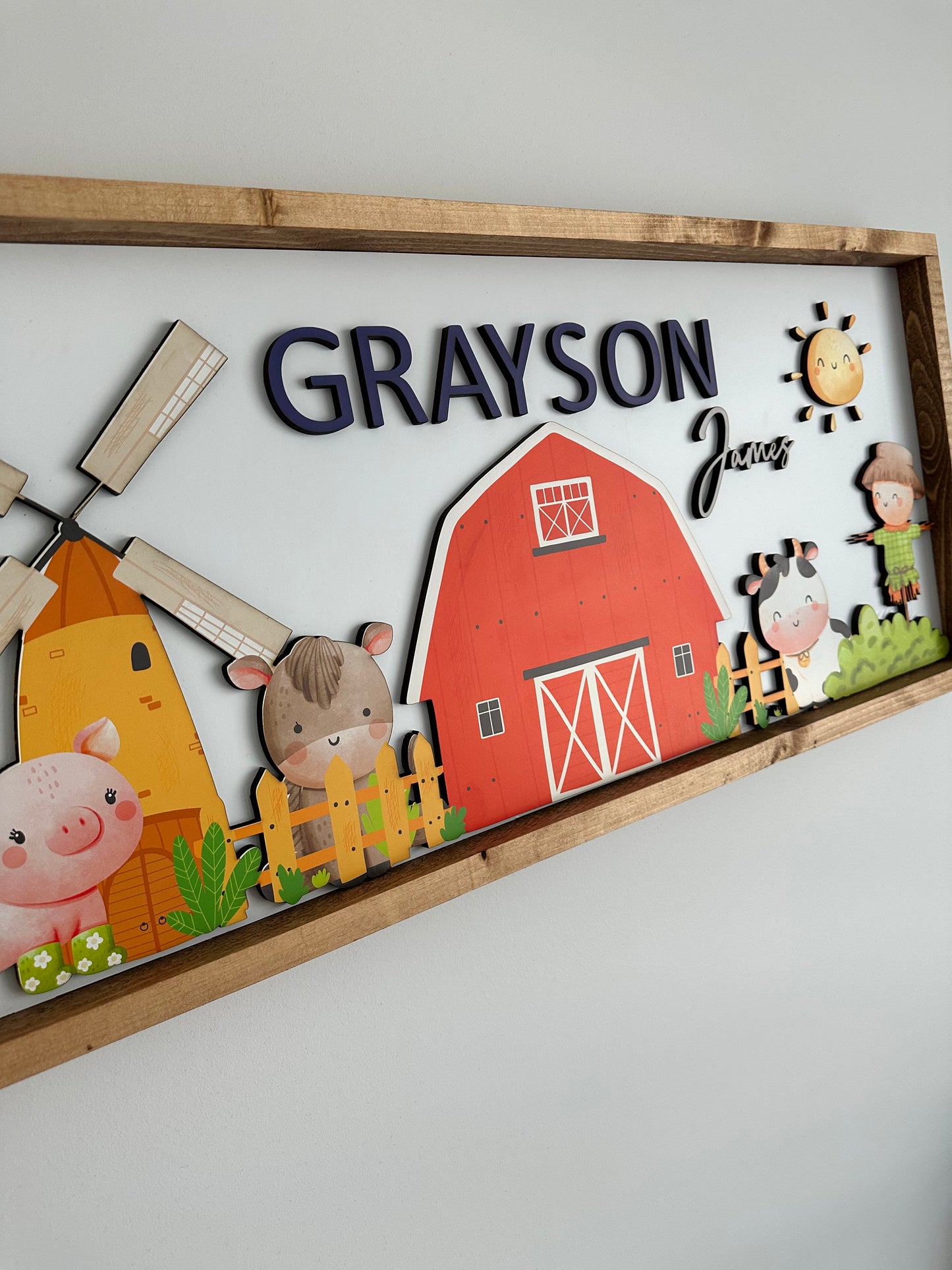 Farm name sign