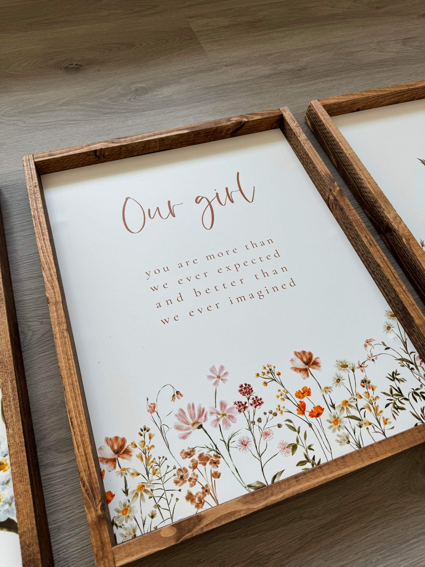 Boho Nursery Wall Art Prints only