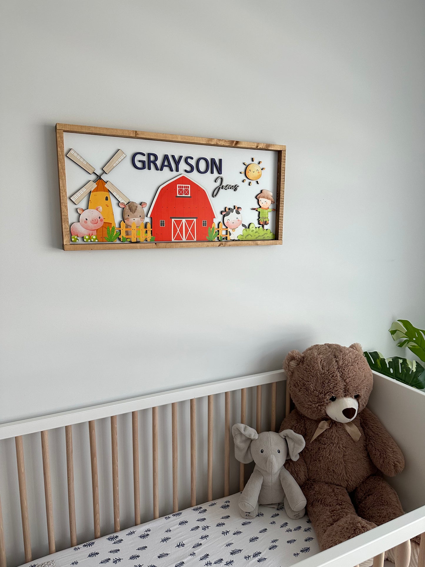 Farm name sign