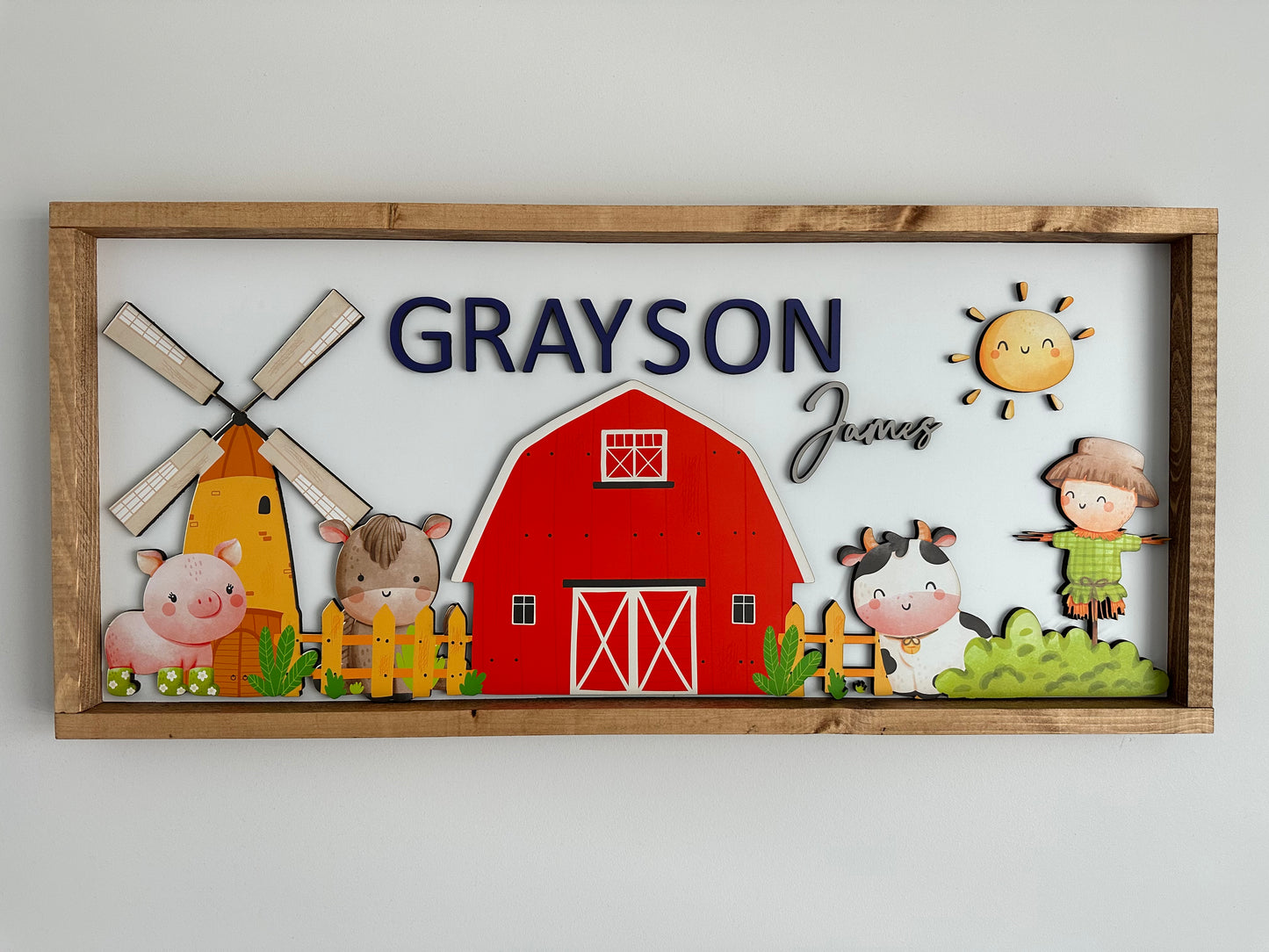 Farm name sign