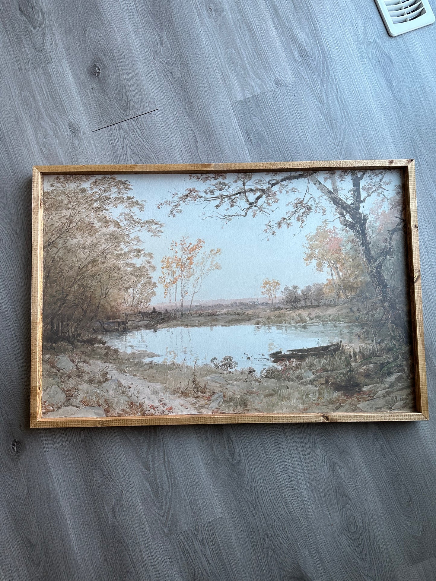 Muted Autumn Pond Wall Decor