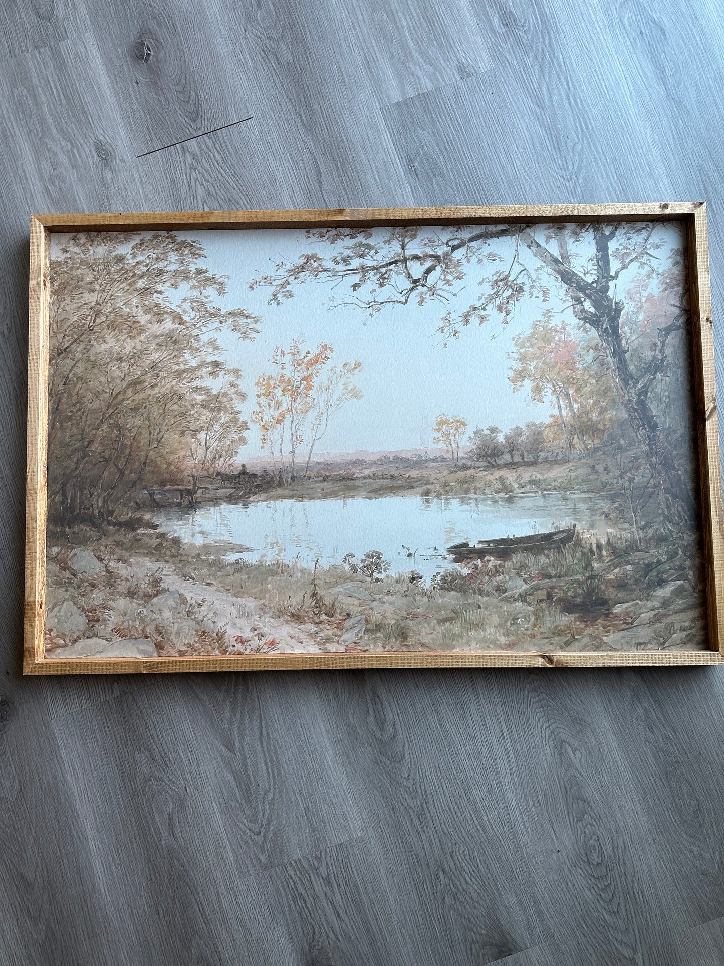 Muted Autumn Pond Wall Decor