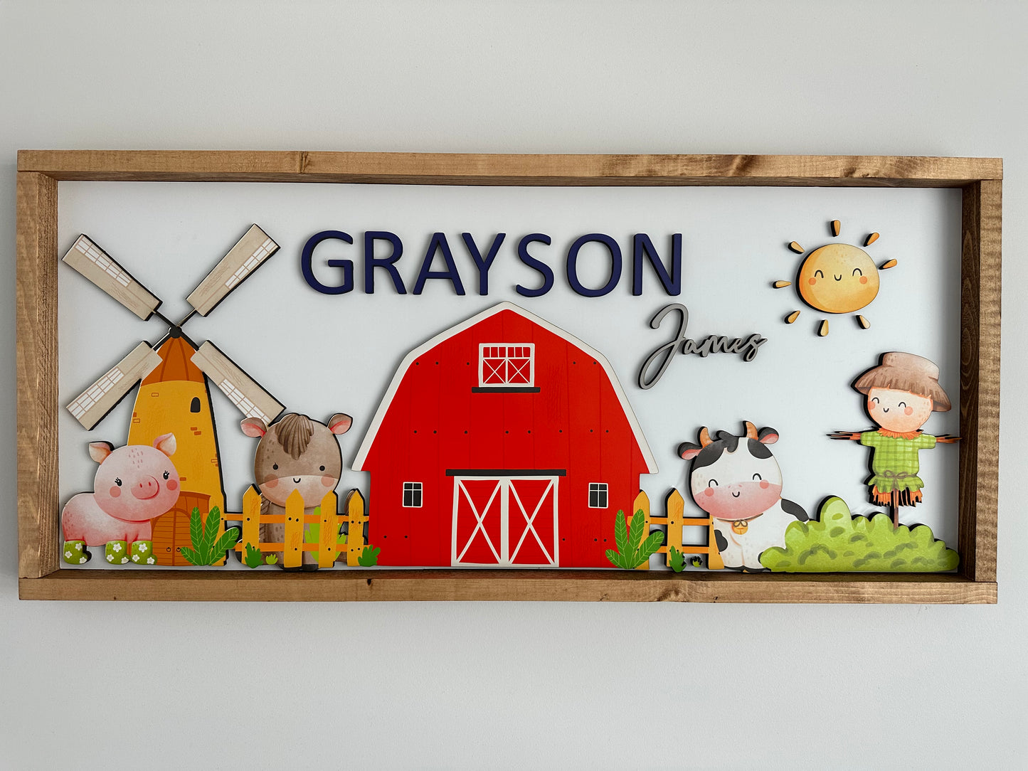 Farm name sign
