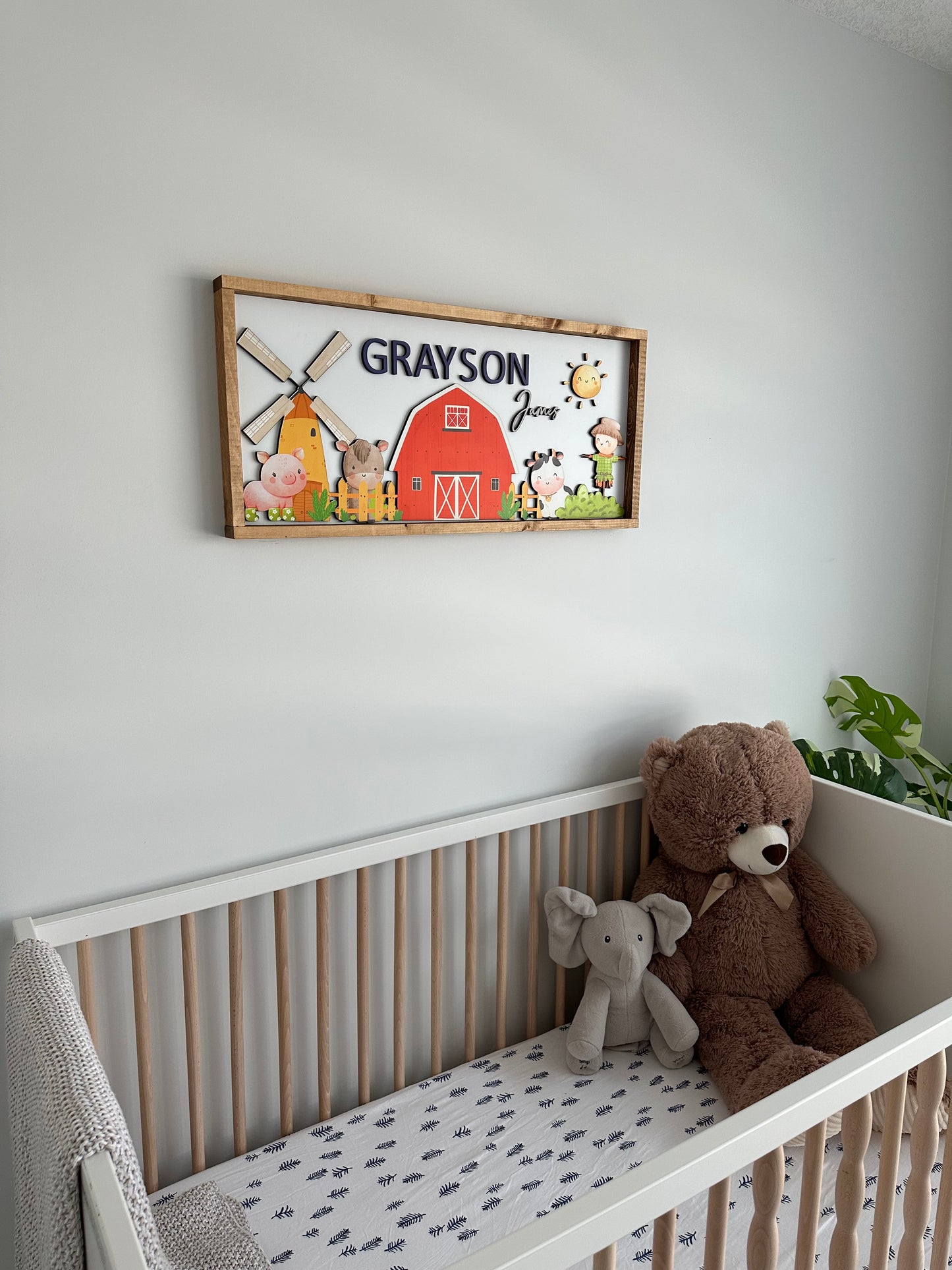 Farm name sign