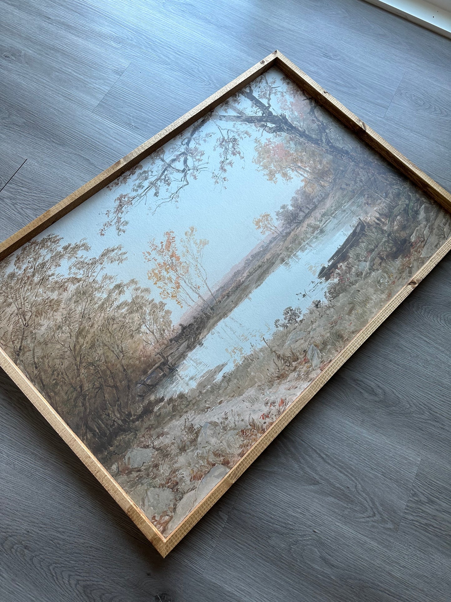 Muted Autumn Pond Wall Decor