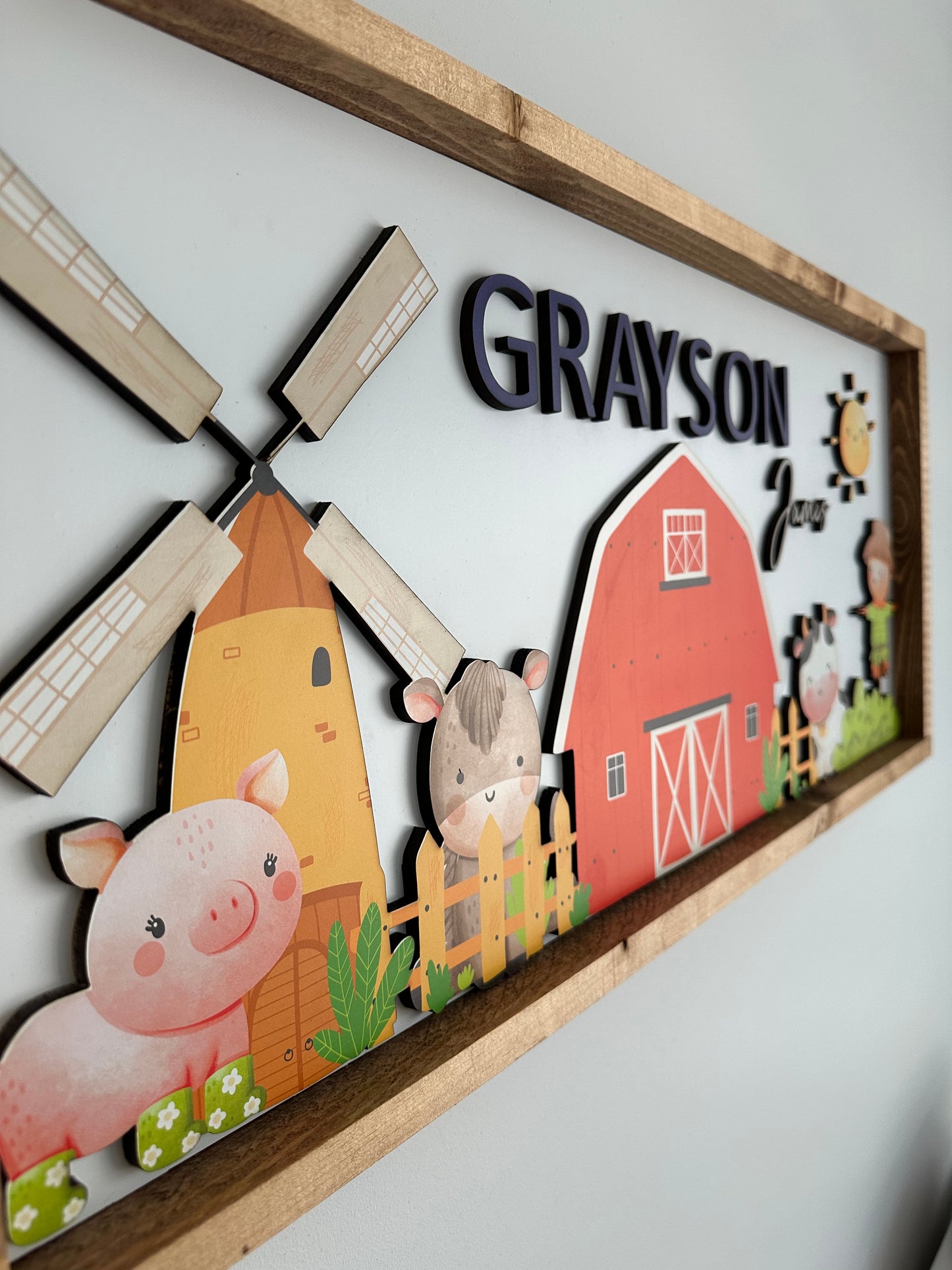 Farm name sign