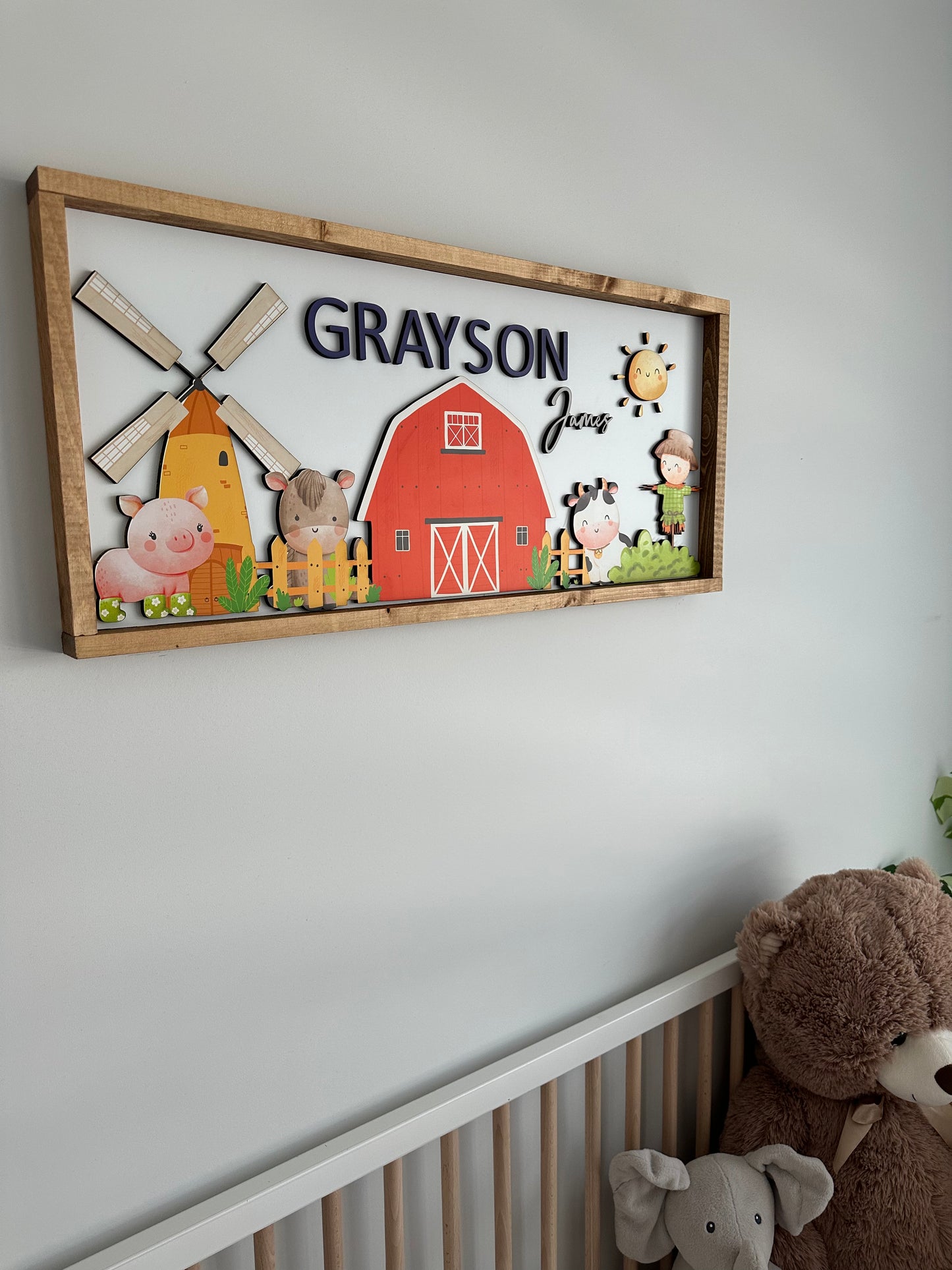 Farm name sign