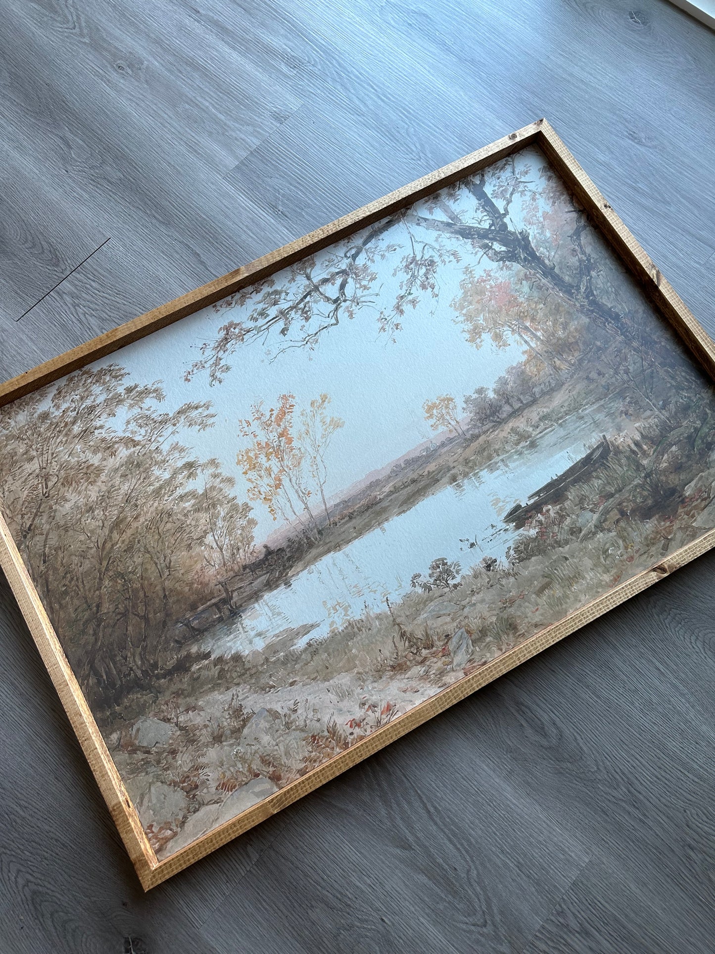 Muted Autumn Pond Wall Decor