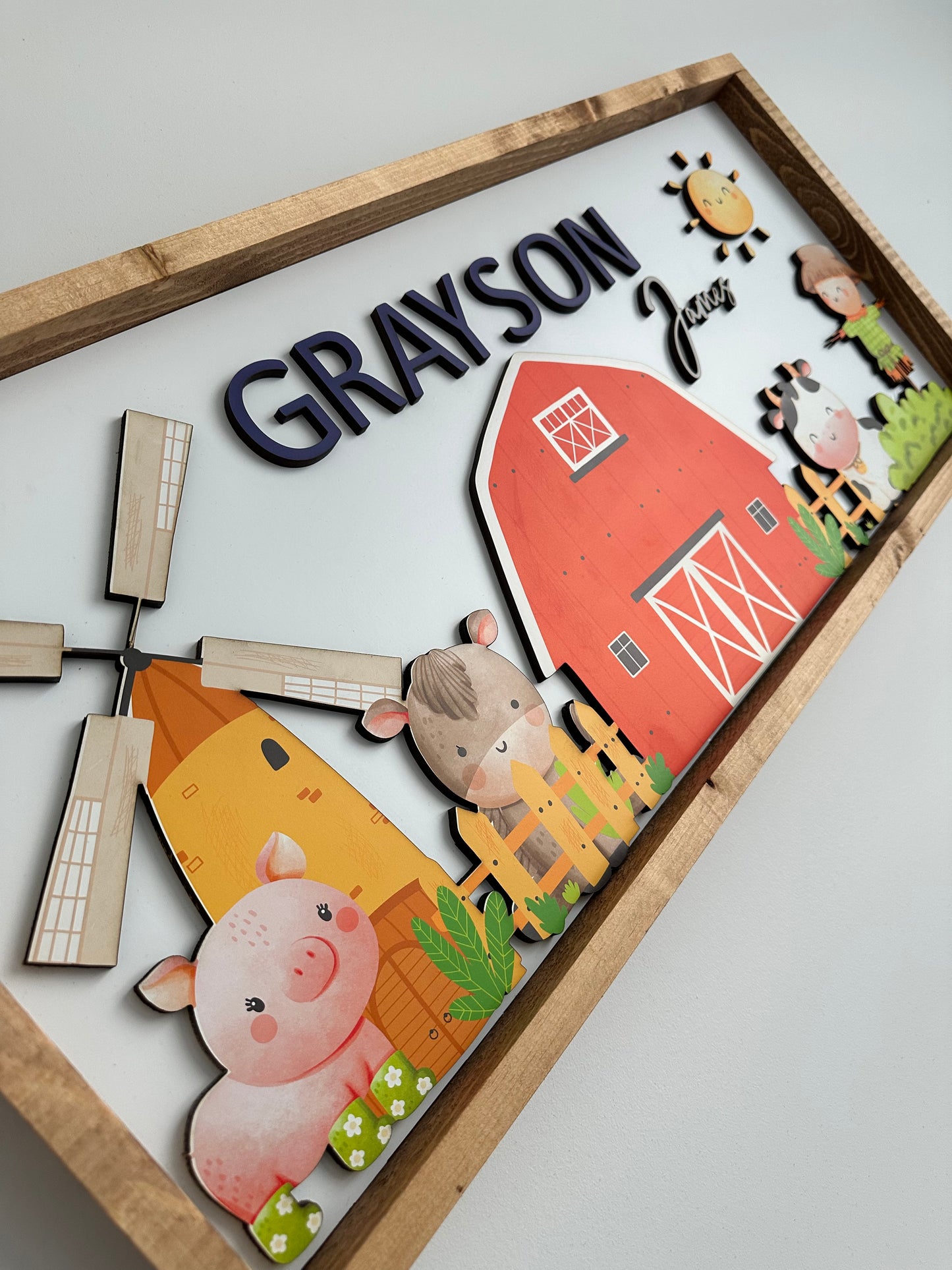 Farm name sign