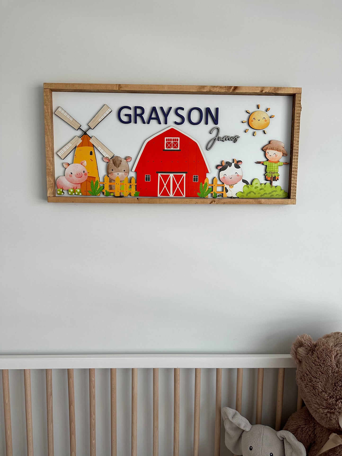 Farm name sign