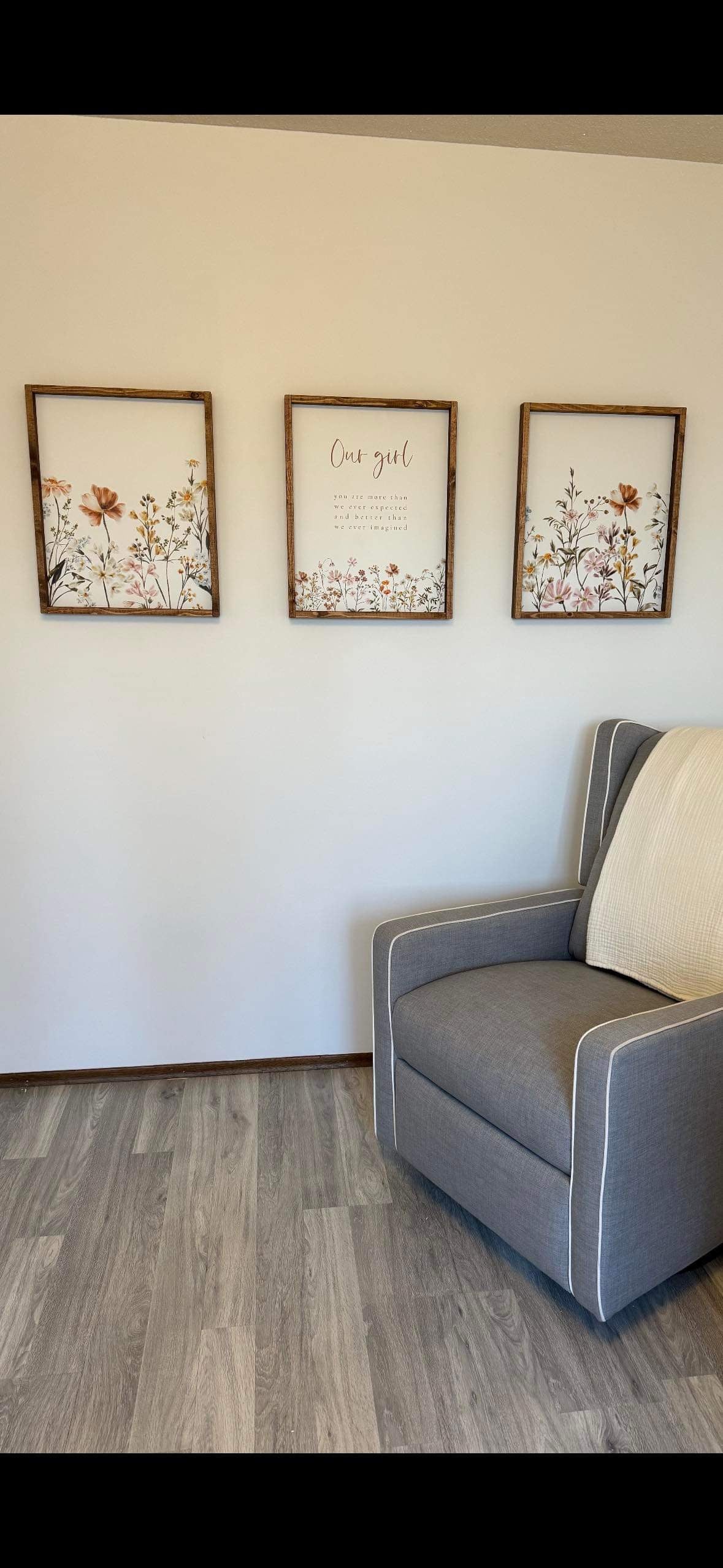 Boho Nursery Wall Art Prints only