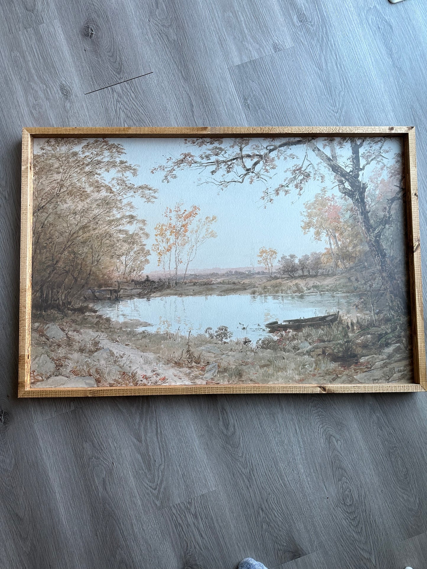 Muted Autumn Pond Wall Decor