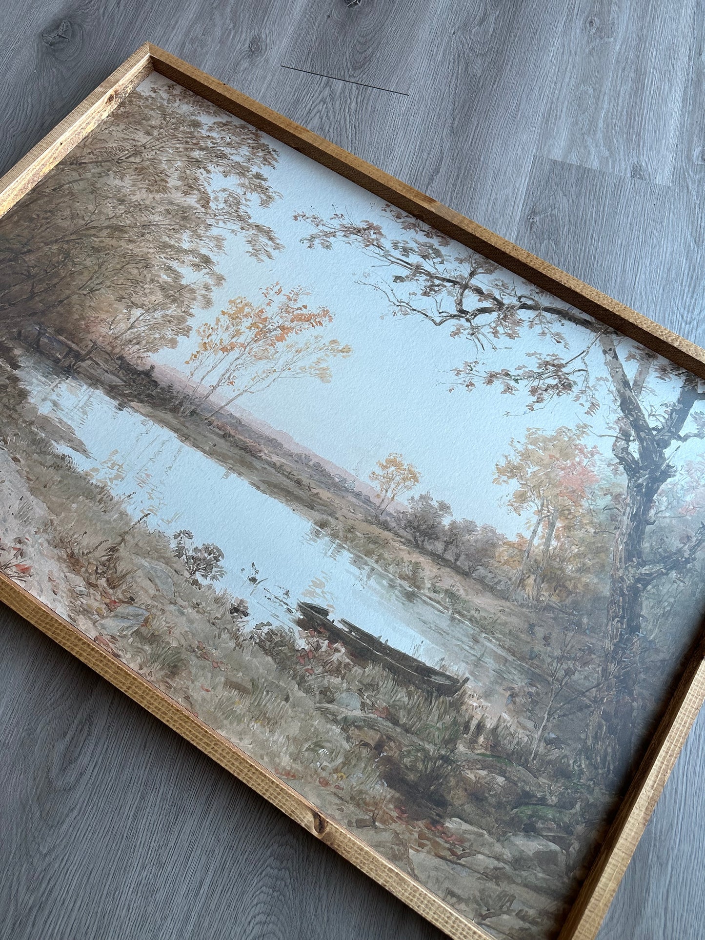Muted Autumn Pond Wall Decor