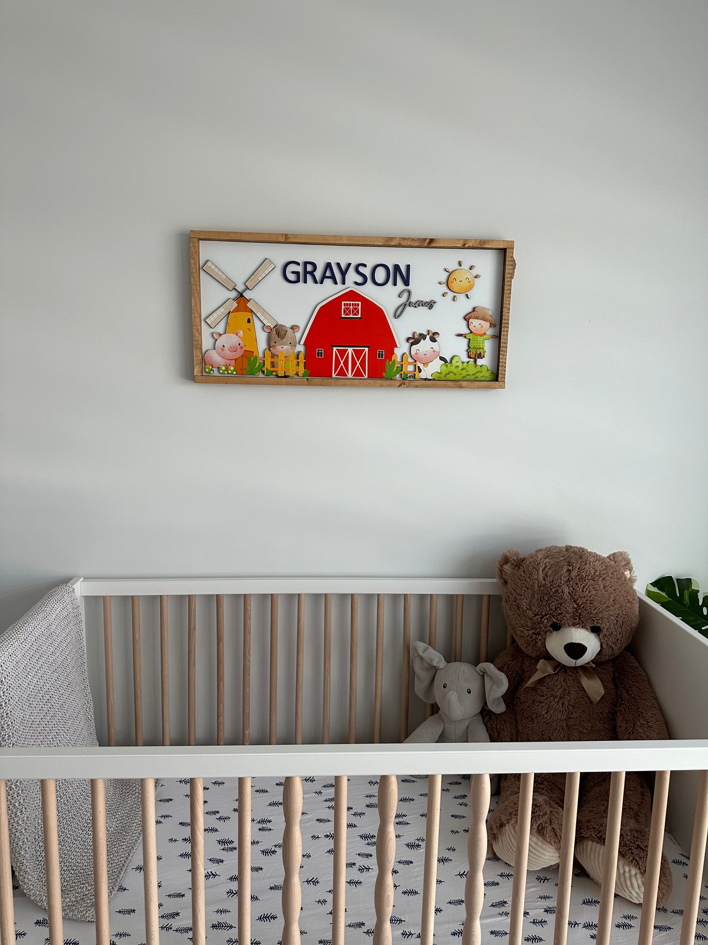 Farm name sign
