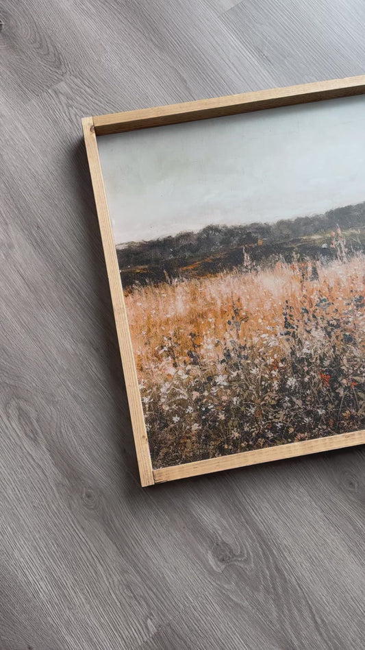 Wildflower Field Landscape Wall Decor