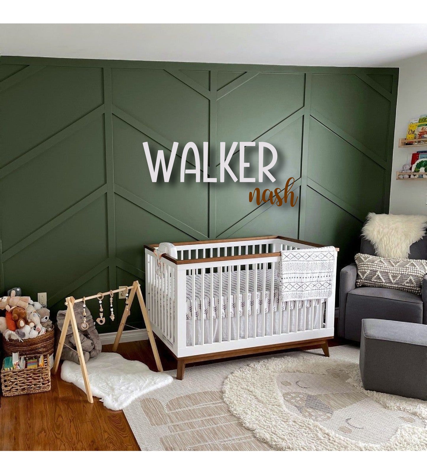 Double Name Nursery Sign