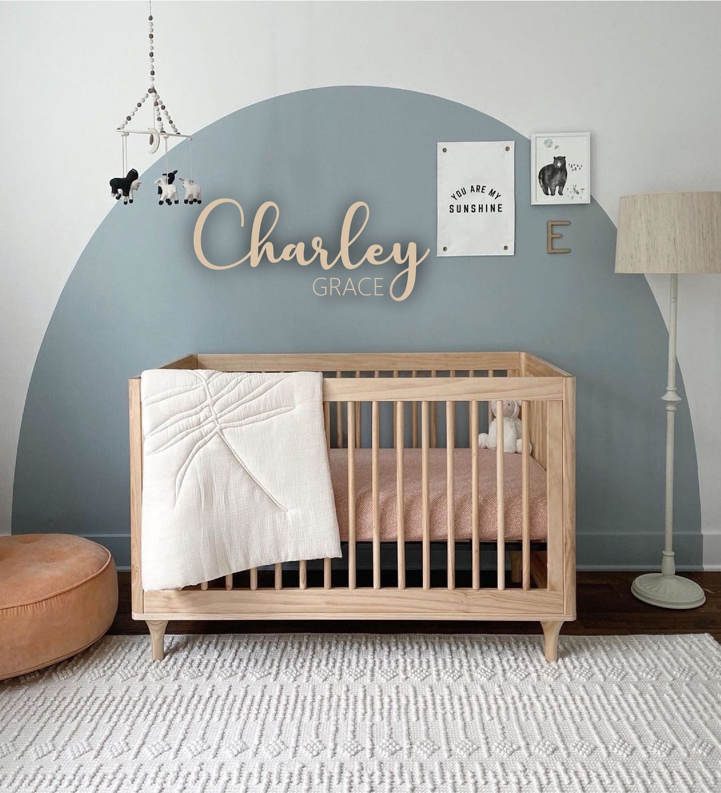 Single Name Nursery Sign