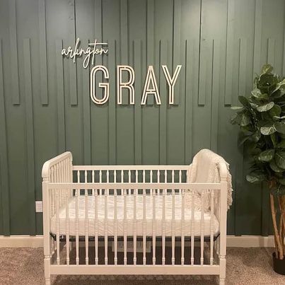 Double Name Nursery Sign