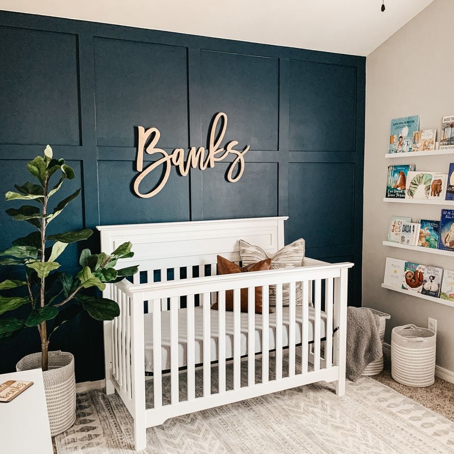 Single Name Nursery Sign