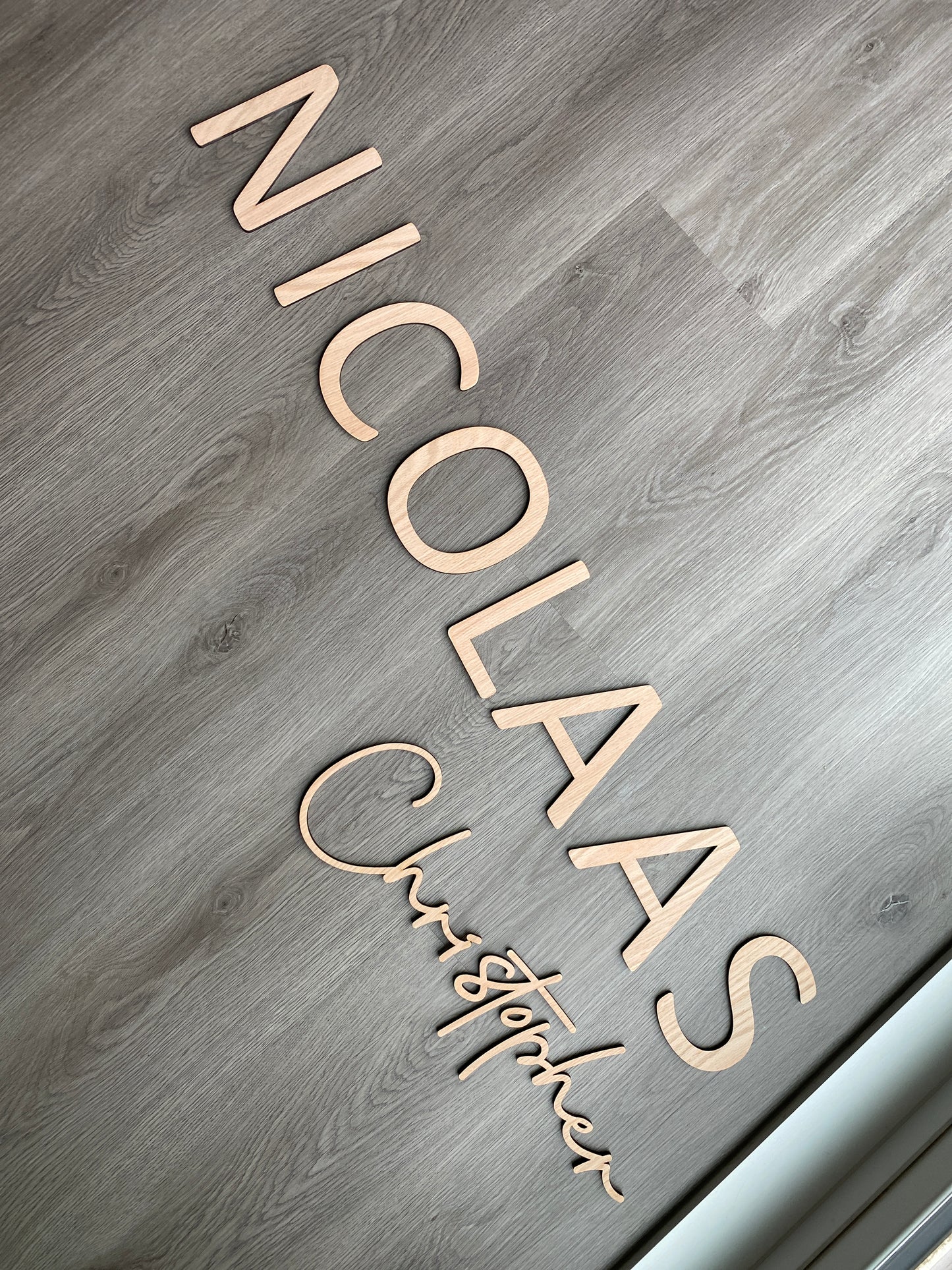 Double Name Nursery Sign